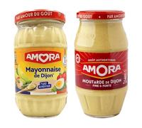 Amora Dijon Mayonnaise 235g and Mustard 430g