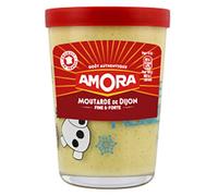 Amora French Mustard Moutarde de Dijon 195 g Glass Pot