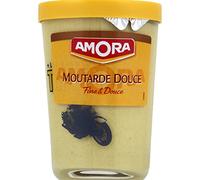 Amora - Moutarde douce - Le verre de 190g - (for multi-item order extra postage cost will be reimbursed)