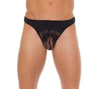 Amorable By Rimba - String with Mesh Black