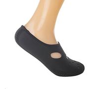 Amorar Breathable and quick-drying aqua socks, 3 mm comfortable non-slip neoprene beach booties for diving, snorkelling, swimming and all water sports, unisex_adult, black, M