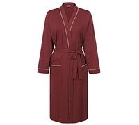 Amorbella Ladies Robe for Women Lightweight Comfy Dressing Gown Wine Red Small