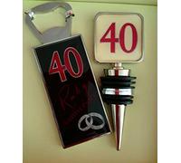Amore 40th Ruby Anniversary Gift Set Bottle opener & stopper