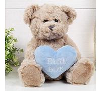 Amore 5017224891821 Thank You Page Boy Teddy Bear Gift, Blue
