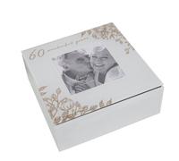 Amore 60 Wonderful Years Glass Trinket Box