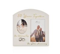 Amore Arched Double 50th Anniversary Frame