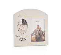 Amore Arched Double Frame - 50th Anniversary