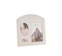 Amore by Juliana Arched Double Frame - 60th Anniversary in Cream Amore by Juliana Cream