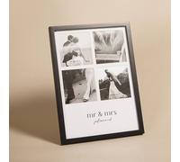 Amore by Juliana Black Multi Aperture Photo Frame - Mr & Mrs Amore by Juliana Black