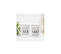 AMORE BY JULIANA? Mr & Mrs Mug Set - 60 Years