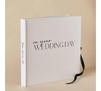 Amore by Juliana Wedding Gift Large Wedding Scrapbook in White Amore by Juliana White