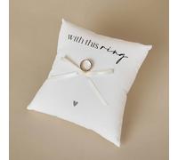 Amore by Juliana Wedding Gift Ring Cushion in White Amore by Juliana White