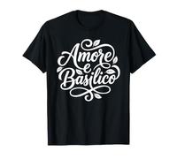 Amore e Basilico Italian Love and Basil Cooking T-Shirt