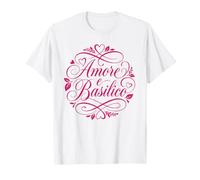 Amore e Basilico Italian Love and Basil Design T-Shirt