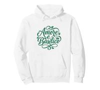 Amore e Basilico Italian Love Basil Foodie Pullover Hoodie
