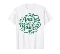 Amore e Basilico Italian Love Basil Foodie T-Shirt