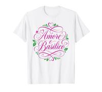 Amore e Basilico Romantic Italian Herb Love T-Shirt