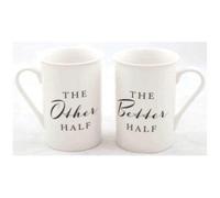Amore Gift Set - The Other Half/The Better Half Two Ceramic Mug Sets