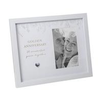 Amore Golden Anniversary Photo Frame 4" x 6", 23 x 28 x 2.5cm