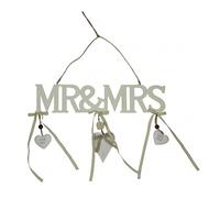 Amore Hanging Plaque Cutout Letters 'Mr & Mrs'