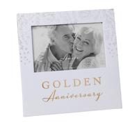 Amore Paperwrap Photo Frame Golden Anniversary 6" x 4"