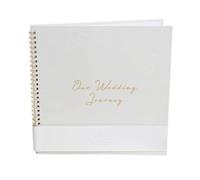 Amore Ring Bound Wedding Journal 'Our Wedding Journey'