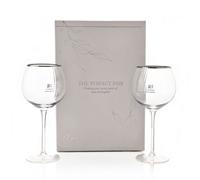 Amore Set Of 2 Gin Glasses - 25Th Anniversary