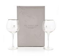 Amore Set Of 2 Gin Glasses - 30Th Anniversary