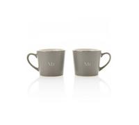 Amore Set of 2 Grey Mugs - Mr & Mr Grey