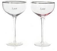 Amore Set of 2 Love Coupe Champagne Glasses