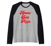 Amore Shirt, Ciao Amore T-Shirt, Italy Shirt, Italian Slogan Raglan Baseball Tee