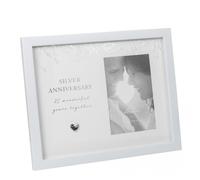 Amore Silver Anniversary Photo Frame 4"x6"