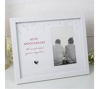 Amore Ruby Anniversary Photo Frame 4"x6"