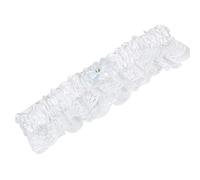 Amore Wedding Bridal Garter with Blue Bow in Gift Box