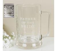 Amore Wedding Party Glass Tankard - Father Of The Bride
