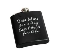 Amore Wedding Party Hip Flask - Best Man