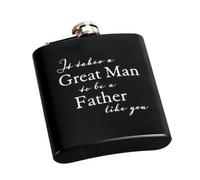 Amore Wedding Party Hip Flask - Father