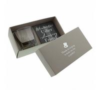 Amore Wedding Party Whisky Glass & Coaster Wedding Gift Set - Usher