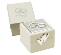 Amore Wedding Ring Box with Icons & Crystals