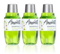 Amoretti Premium Sour Apple Martini Cocktail Mix 3 Pack Minis (3.4 fl oz)