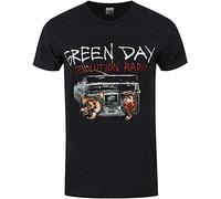 amorevole Green Day T-Shirt Revolution Radio Cover Men's BlackBlack Medium