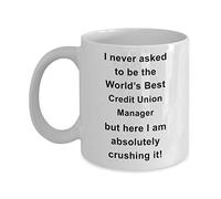 Amorfos Gift For Credit Union Manager Managing | Ceramic Coffee Mug | 11 OZ