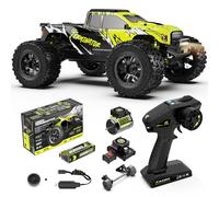 AMORIL 1/10 RTR Brushless Fast RC Cars Age 14+ for Adults,Max 50mph Hobby Electric Off-Road Monster Truck,Waterproof High Speed RC Car 4WD Remote Control Car with 3S Lipo,Green
