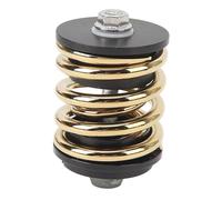Amortiguador trasero para bicicleta plegable Durable A prueba de desgaste Acero no corrosivo Plásticos de ingeniería Resorte liviano de alta resistencia Mecanizado con precisión (Oro)