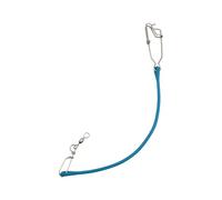 Amortisseur pour Canne de Pêche à la Traîne - Accessoire Compact en Acier Inoxydable with Émerillon | Amortisseur de Remorquage pour Planche de Planing | Pêche Nautique Kayak Sportif Bateau