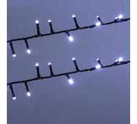 Amos 1000 Led White Christmas String Lights With Memory Function Timer