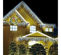 AMOS 200 Christmas LED Lights - Waterproof and Weather Resistant with Two Lighting Modes and Easy Installation | Seasonal LED Lighting