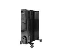 Amos Smart Wi-fi Control 2000W 9-fin Oil Heater Black, Black