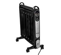 AMOS 2000W Oil-Free Mica Radiator 2 Heat Settings Home Office Micathermic Heater with Adjustable Temperature Thermostat and Remote Control
