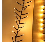 Amos 240 Led Warm White Christmas Cluster Lights With Memory Function Timer